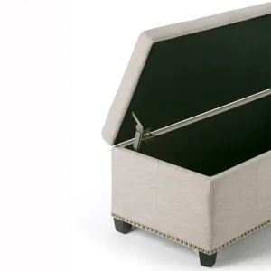 Kingsley - Large Storage Ottoman - Natural