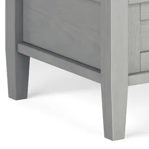 Warm Shaker - End Table - Fog Grey