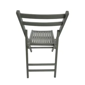 Folding Special Event Chairs, Foldable Style (Set of 4) - Gray