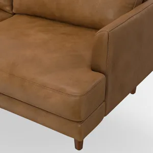 Livingston - 90\" Sofa - Caramel Brown