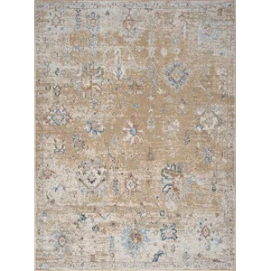 Noble - GC_GEN7008 Gold 2\' x 3\' Area Rug