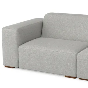 Rex - 2 Seater Sofa - Pale Gray