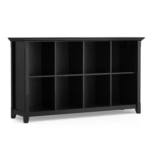Acadian - 8 Cube Storage Sofa Table - Black