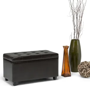 Cosmopolitan - Storage Ottoman - Tanners Brown
