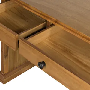 Stylish Design Desk - Brown