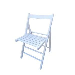 Folding Chair, Foldable Style (Set of 2) - White