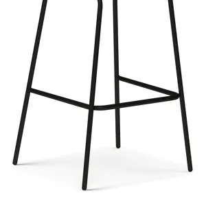 Jolie - Bar Stool (Set of 2) - Distressed Charcoal Grey