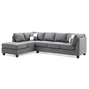 Malone - G633B-SC Sectional (3 Boxes) - Gray