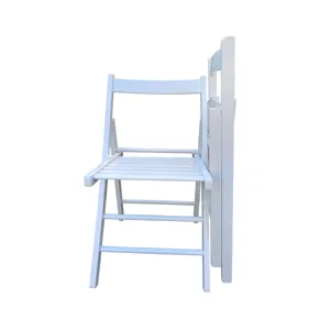 Folding Chair, Foldable Style (Set of 2) - White