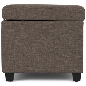 Avalon - Extra Large Storage Ottoman Bench - Fawn Brown