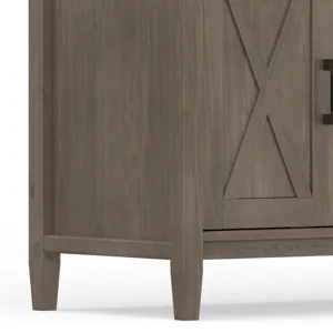 Ela - 72\" TV Media Stand - Smoky Brown