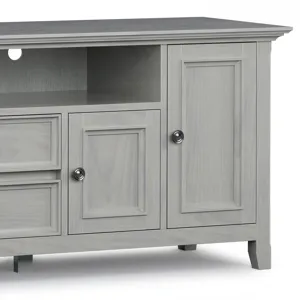 Amherst - 72\" Wide TV Media Stand - Fog Grey