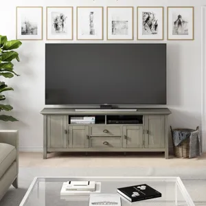 Redmond - 72\" TV Media Stand - Distressed Grey