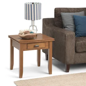 Artisan - End Table - Honey Brown