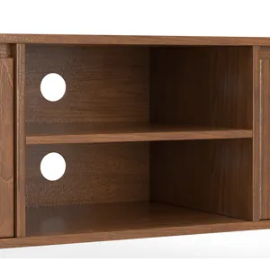 Hunter - TV Media Stand - Walnut Veneer