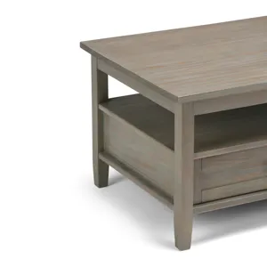 Warm Shaker - Coffee Table - Distressed Grey