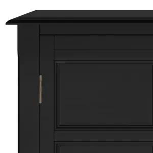 Burlington - Low Storage Cabinet - Black