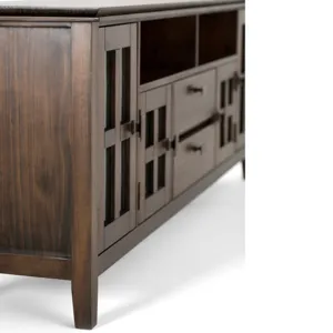 Artisan - 72\" TV Media Stand - Natural Aged Brown