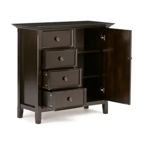 Amherst - Medium Storage Cabinet - Hickory Brown