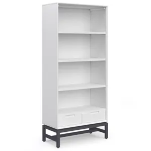 Banting - Mid Century Bookcase - White