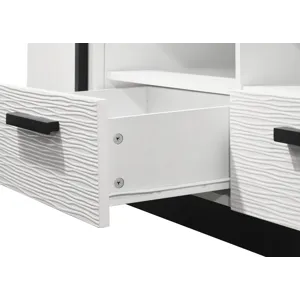 Matilda - TV Stand With Drawers - White Finish
