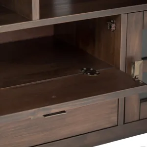 Artisan - 72\" TV Media Stand - Natural Aged Brown