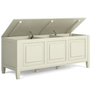 Connaught - Storage Bench Trunk - Antique White