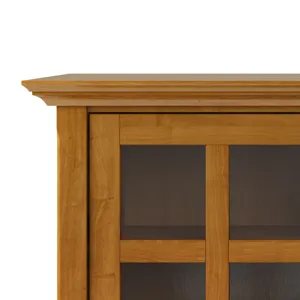 Acadian - 60" TV Media Stand - Light Golden Brown