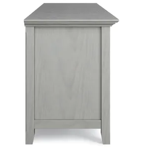 Amherst - 72\" Wide TV Media Stand - Fog Grey