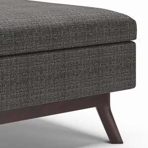 Owen - Coffee Table Storage Ottoman - Ebony