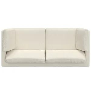 Ava - 90\" Mid Century Sofa - Cream