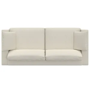 Charlie - 96\" Deep Seater Sofa - Cream