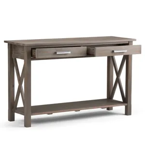 Kitchener - Console Sofa Table - Distressed Grey
