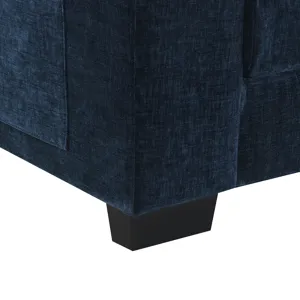 Modern L Shaped Chenille Cloud Sofa With Double Seat Cushions, 5 Seat Upholstered Indoor Furniture, 