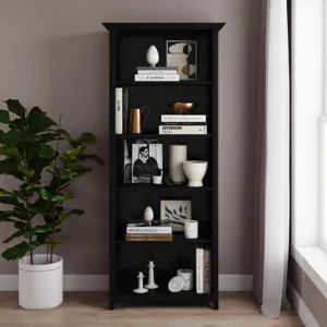 Amherst - 5 Shelf Bookcase - Black