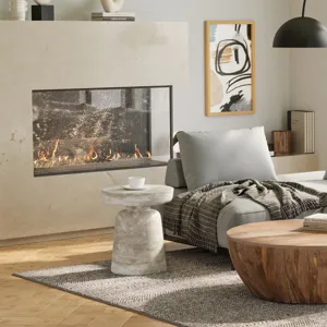 Robbie - Accent Table - Distressed White Wash