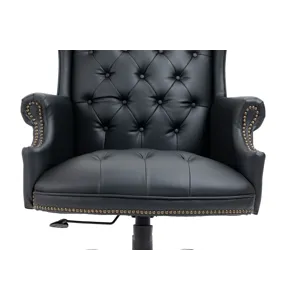 Executive Office Chair, High Back Reclining Comfortable Desk Chair With Smooth Glide Caster Wheels -