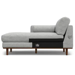 Morrison - Left Sectional Sofa - Mist Gray