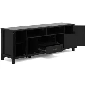 Burlington - 72\" TV Media Stand - Black