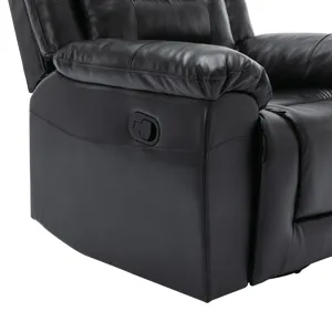 2 Seater Home Theater Recliner Manual Recliner Chair With A Storage Box And Two Cup Holders For Livi