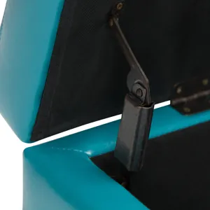 Hamilton - Storage Ottoman - Mediterranean Blue