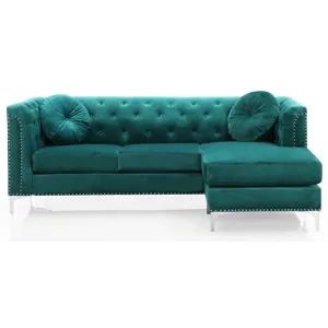 Pompano - G895B-SC Sofa Chaise (3 Boxes) - Green