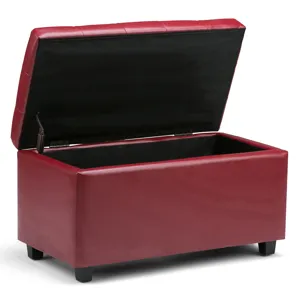 Cosmopolitan - Storage Ottoman - Red