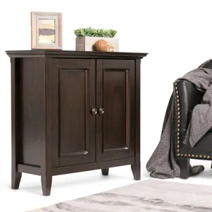 Amherst - Low Storage Cabinet - Hickory Brown