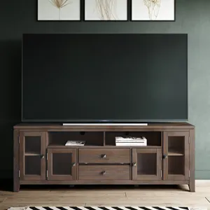 Cosmopolitan - 72\" Wide TV Media Stand - Farmhouse Brown