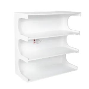 Multifunctional 4 Tier Book Shelf & Coffee Table For Living Room Bedroom Dining Room Study Entryway,