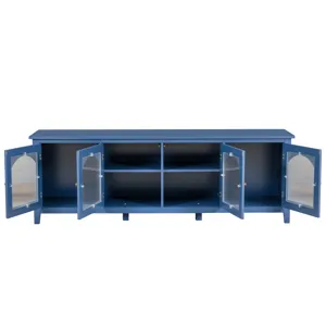 StylishTVcabinet Entertainment CenterTV Stand, TVconsoletable, Media Console, Solidwood Frame, Chang