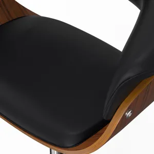 Sheldon - Adjustable Swivel Bar Stool - Black