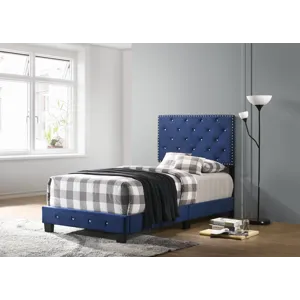 Suffolk - G1405-TB-UP Twin Bed - Navy Blue