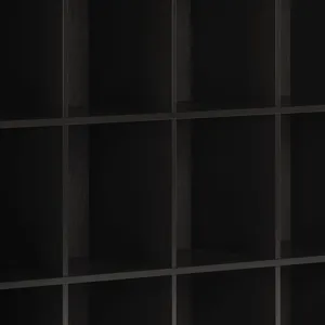 Amherst - 12 Cube Storage Bookcase - Hickory Brown